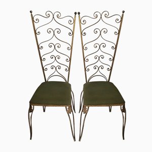 Italian Side Chairs by Pier Luigi Colli, 1950s, Set of 2-QDP-988037