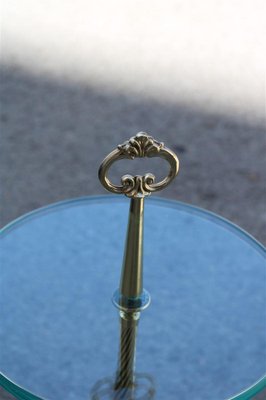 Italian Side Table in Brass and Glass, 1950s-EH-1318642