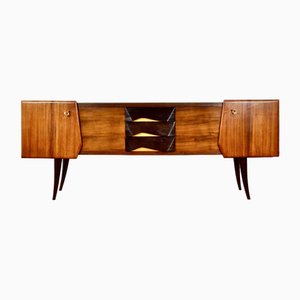 Italian Sideboard in Beech and Brass, 1950s-DUG-2041280