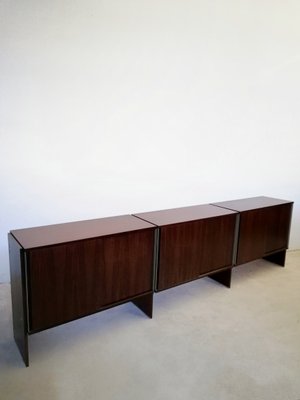 Italian Sideboard in Rosewood and Aluminum from MIM Concept, 1970s-UIW-1097921