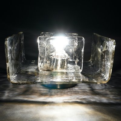 Italian Smoked Glass Sconce by Carlo Nasion for Mazzega, 1970s-RST-1240206