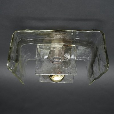 Italian Smoked Glass Sconce by Carlo Nasion for Mazzega, 1970s-RST-1240206