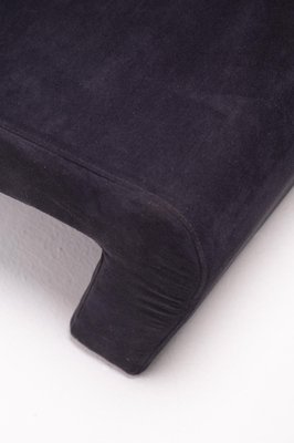 Italian Sofa in Black Velvet and Steel by MDF Italia-RCE-1128375