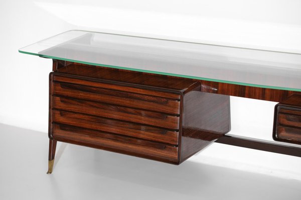 Italian Solid Wood Sideboard or Console by Vittorio Dassi, 1960s-YU-1312256