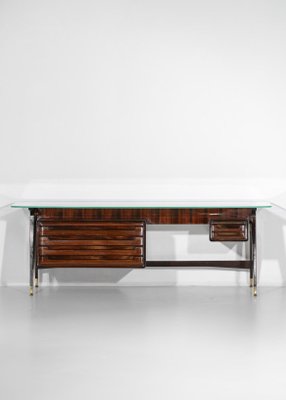 Italian Solid Wood Sideboard or Console by Vittorio Dassi, 1960s-YU-1312256