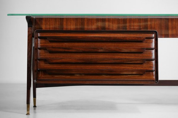 Italian Solid Wood Sideboard or Console by Vittorio Dassi, 1960s-YU-1312256