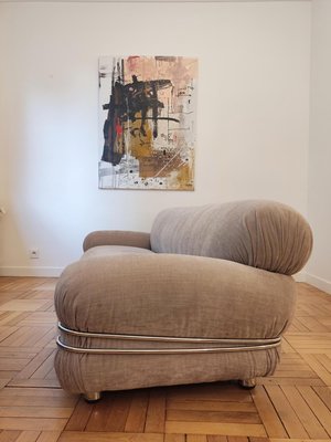 Italian Space Age 3-Seater Sofa, 1970s-ILR-1786743