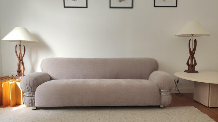 Italian Space Age 3-Seater Sofa, 1970s-ILR-1786743