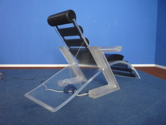 Italian Space Age Acrylic Glass Lounge Chair, 1960s-UG-1263608