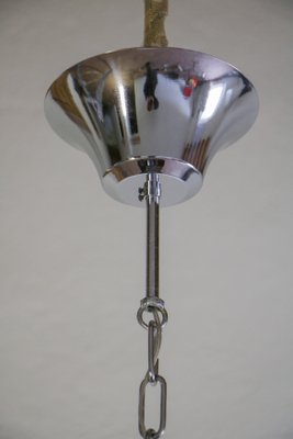 Italian Space Age Ball Pendant Lamp Attributed to Mazzega, 1970s-MTX-951941