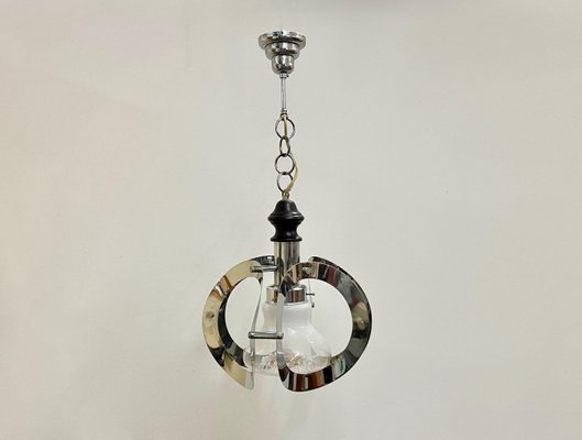 Italian Space Age Glass Ceiling Light from Mazzega, 1970s-ZCY-1375601