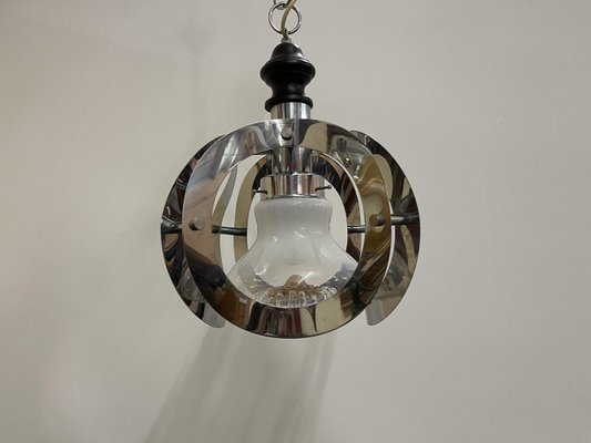 Italian Space Age Glass Ceiling Light from Mazzega, 1970s-ZCY-1375601