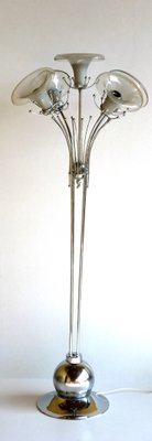 Italian Space Age Murano Glass Floor Lamp, 1960s-GKB-833373