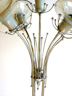 Italian Space Age Murano Glass Floor Lamp, 1960s-GKB-833373