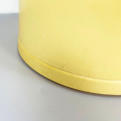 Italian Space Age Pistil Shape Light Yellow Plastic Umbrella Stand, 1970s-GDD-1179984