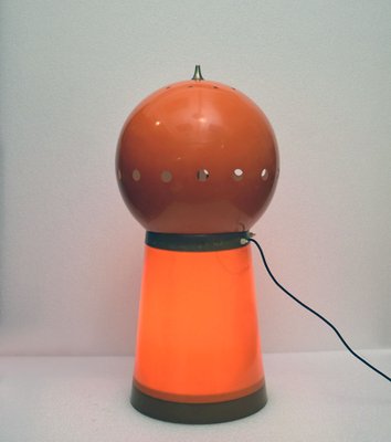 Italian Space Age Plastic & Metal Table Lamp, 1960s-HS-590235