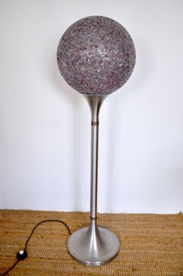 Italian Space Age Spherical Methacrylate Floor Lamp, 1970s-EJE-885090