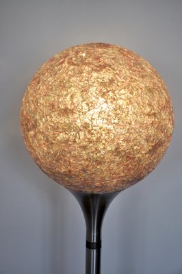 Italian Space Age Spherical Methacrylate Floor Lamp, 1970s-EJE-885090