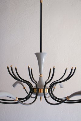 Italian Spider Chandelier in Lumi Milano Style, 1950s-MTX-998243