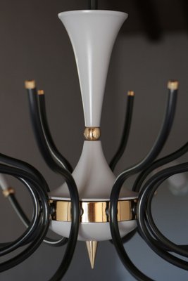 Italian Spider Chandelier in Lumi Milano Style, 1950s-MTX-998243