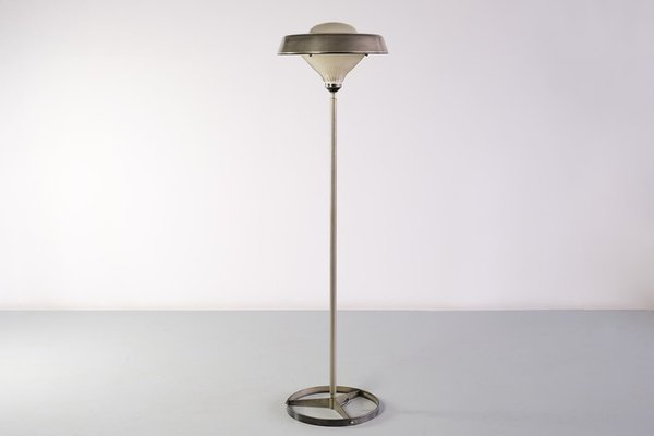 Italian Steel and Glass Talia Floor Lamp by Studio BBPR for Artemide, 1962-FMT-1275162