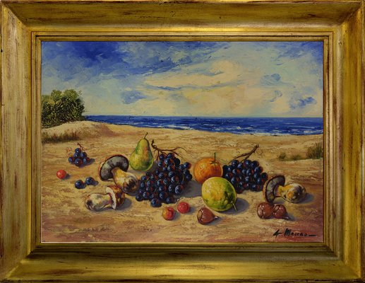 Italian Still Life, 1980s, Oil on Canvas, Framed-VHF-1191284