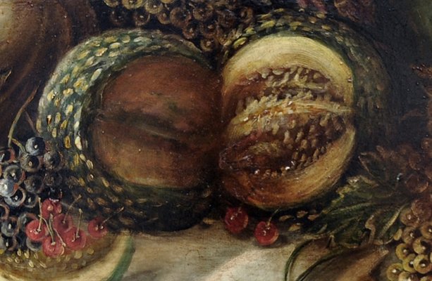 Italian Still Life, Neapolitan School, Oil on Canvas, Framed-YUW-1298513