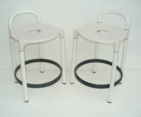 Italian Stools by Anna Castelli Ferrieri for Kartell, 1979, Set of 4-EI-345652