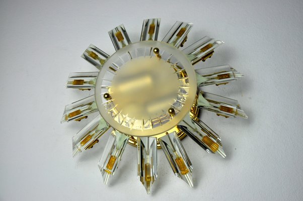 Italian Sun Sconce by Oscar Torlasco for Stilkronen, 1970-EJE-1174550