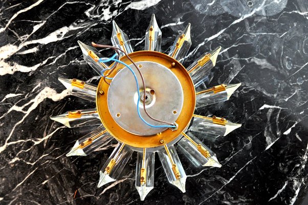 Italian Sun Sconce by Oscar Torlasco for Stilkronen, 1970-EJE-1174550