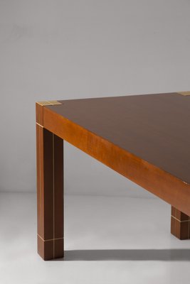 Italian Table with Brass Edges in the style of Renato Polidori, 1980s-RCE-1791603