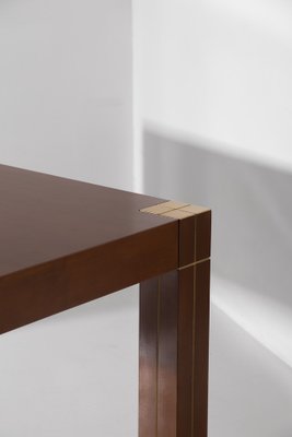 Italian Table with Brass Edges in the style of Renato Polidori, 1980s-RCE-1791603