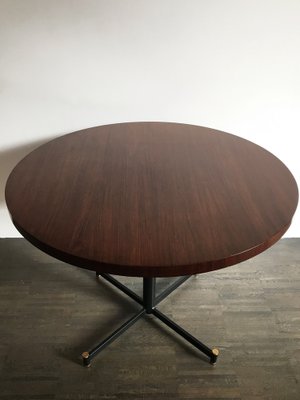 Italian Table with Wooden Top, 1950s-CC-1454858