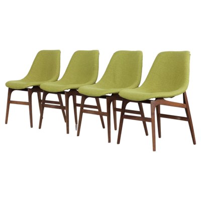 Italian Teak Chairs by Busnelli Meda, 1960s, Set of 4-AA-1298718