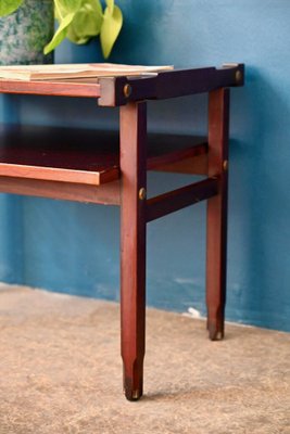 Italian Teak Console Table, 1960s-AIU-1777142