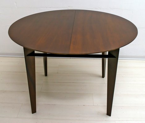 Italian Teak Dining Table and 6 Chairs by Edmondo Palutari for Dassi, 1950s, Set of 7-FER-901308