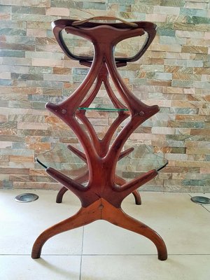 Italian Teak Side Table by Cesare Lacca, 1950s-POM-658997