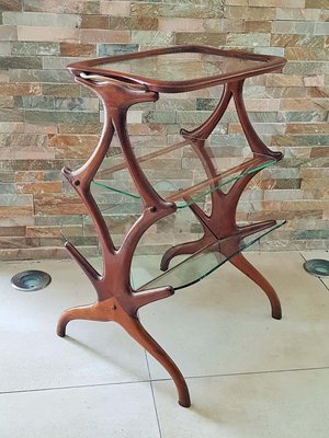 Italian Teak Side Table by Cesare Lacca, 1950s-POM-658997