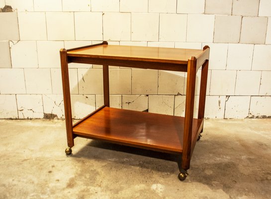 Italian Teak Trolley, 1950s-VCV-551065