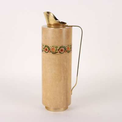 Italian Thermal Jug in Wood from A. Tura, 1950s-VMM-1331012