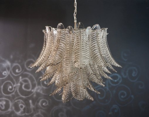 Italian Three-Tier Smoked Felci Glass Chandelier, 1990-FHZ-1820035