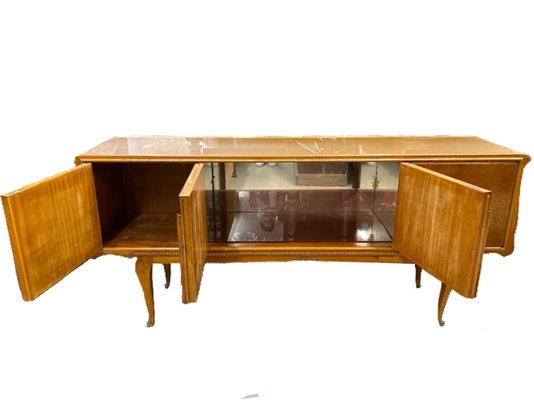 Italian Thuya Burl Sideboard, 1950s-PYA-880994