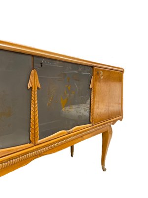 Italian Thuya Burl Sideboard, 1950s-PYA-880994