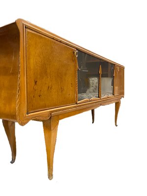 Italian Thuya Burl Sideboard, 1950s-PYA-880994