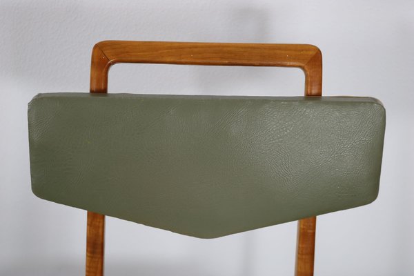 Italian Torinese School Chairs, 1950s, Set of 6-AA-1298716