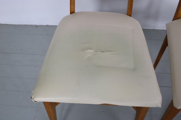 Italian Torinese School Chairs, 1950s, Set of 6-AA-1298716