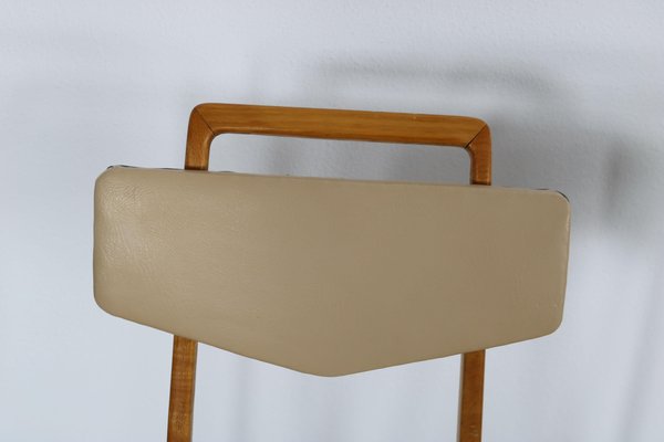 Italian Torinese School Chairs, 1950s, Set of 6-AA-1298716