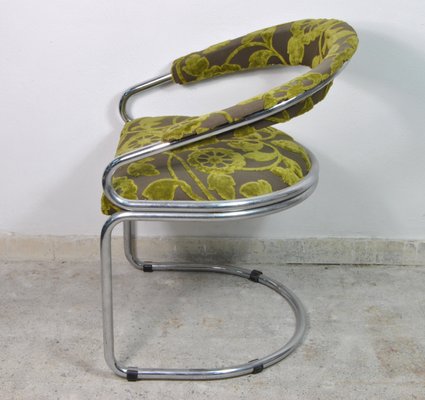 Italian Tricia Guild Series Fabric Chairs with Steel Frame, 1970s, Set of 2-WFB-739345