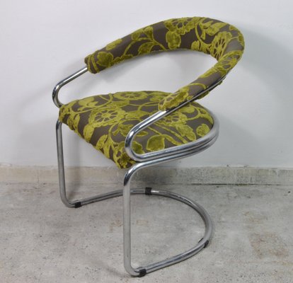 Italian Tricia Guild Series Fabric Chairs with Steel Frame, 1970s, Set of 2-WFB-739345