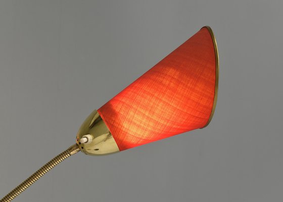 Italian Triennale Floor Lamp in Brass from Arredoluce, 1950-TE-1388024